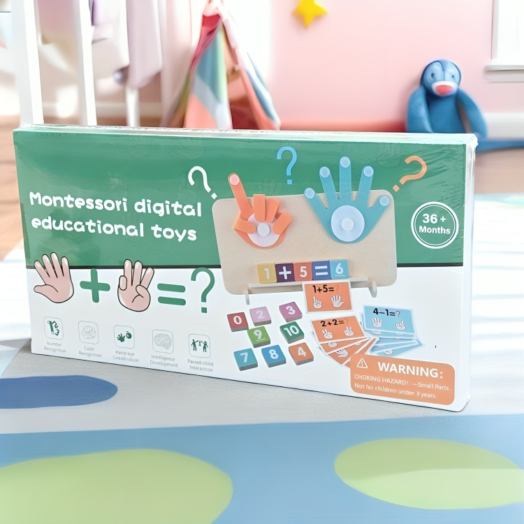 Montessori Finger Counting Board for Kids