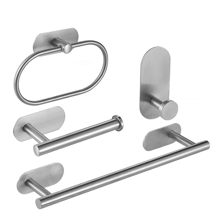 Elegant 4-Piece Bathroom Hardware Set – Durable Stainless Steel Fixtures