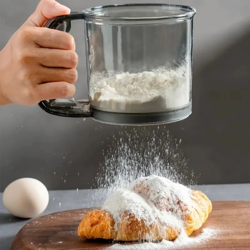 250 ml Baking Sieve – Crank Handle Flour Sifter