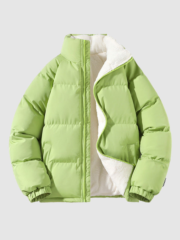 Men's Insulated Winter Jacket with Fleece Lining