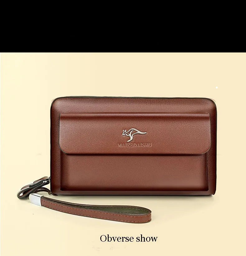 Elegant Leather Organizer Wallet for Modern Men