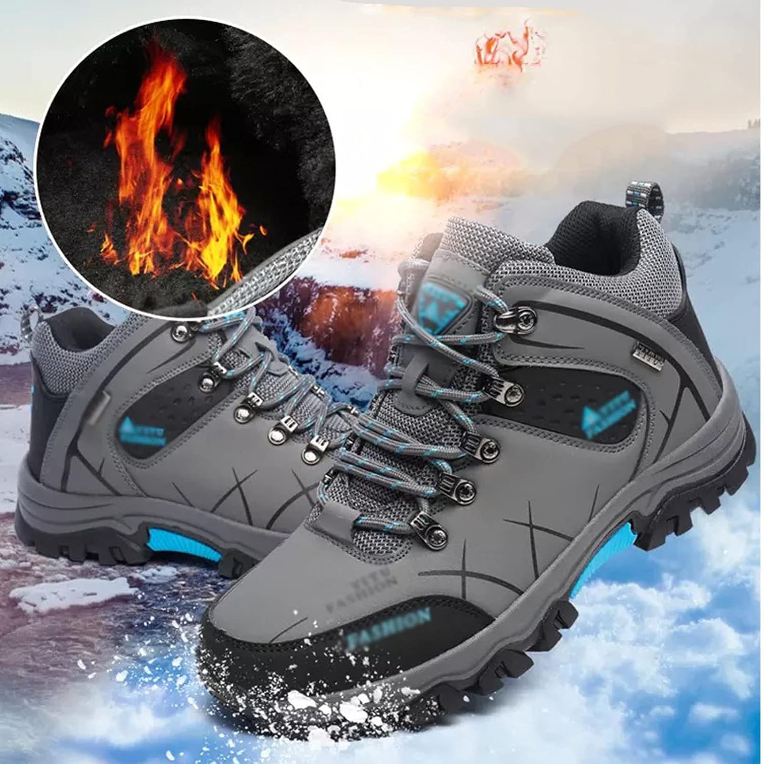 Men's Winter Trekking Boots – Waterproof & Insulated Footwear