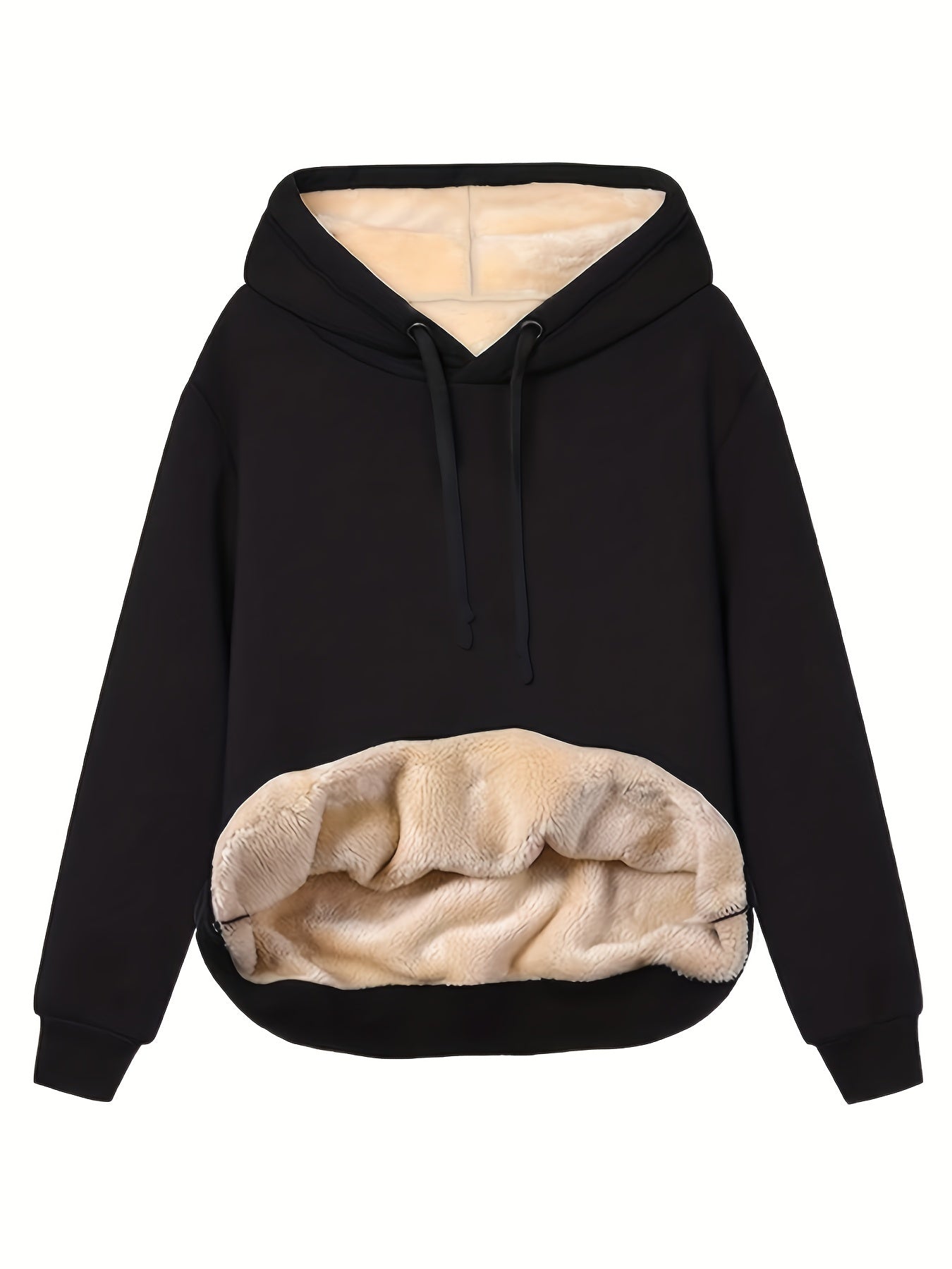 Fleece-Lined Hooded Sweatshirt