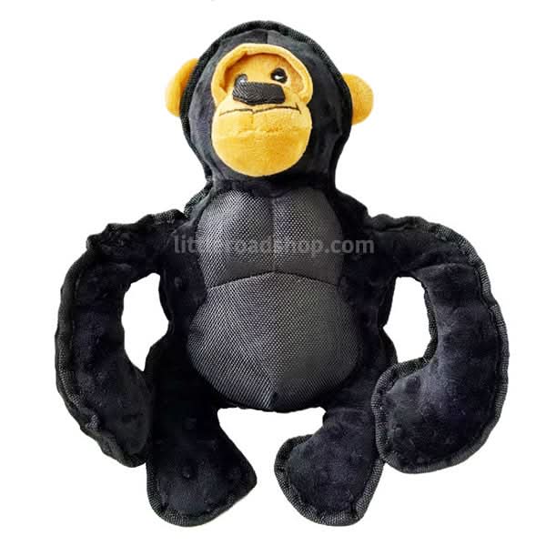 Durable Rubber Dog Toy Featuring Built-In Squeaker