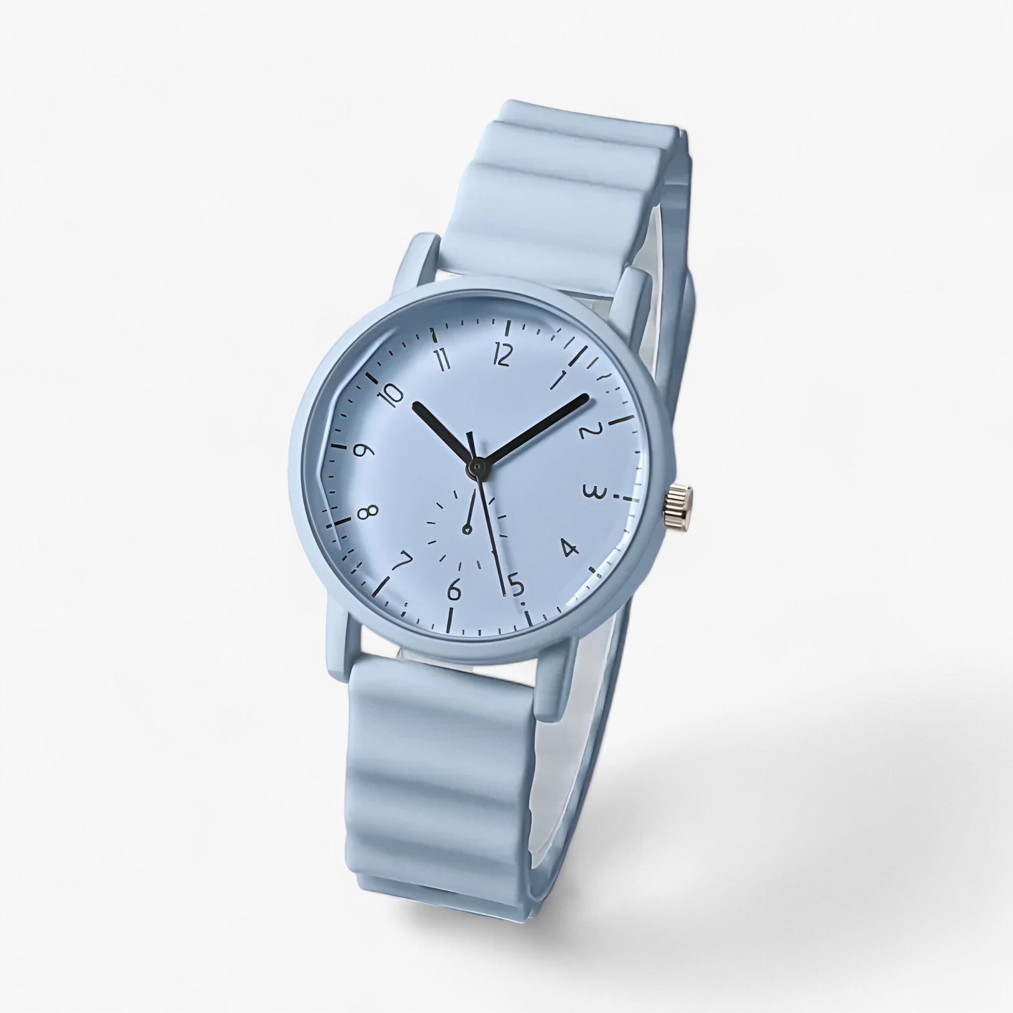 Vibrant Wave Strap Quartz Watch for Daily Style