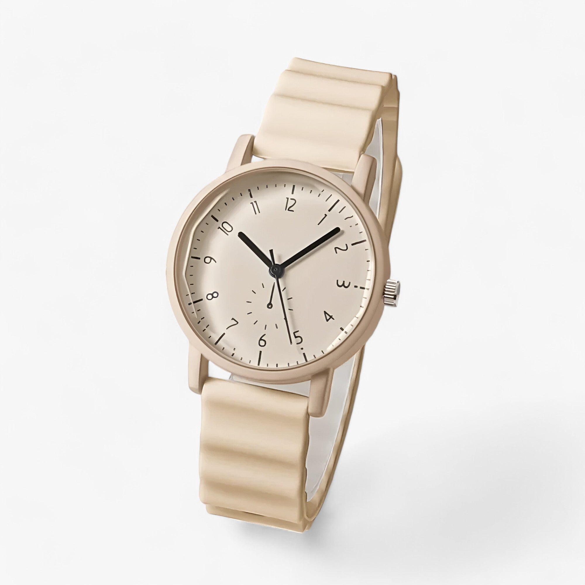 Vibrant Wave Strap Quartz Watch for Daily Style