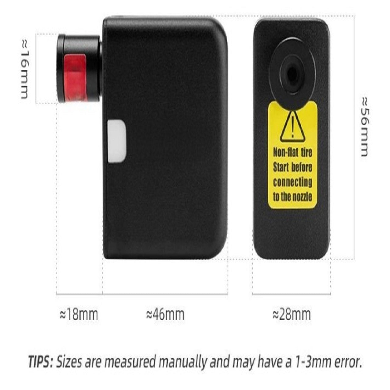 Compact Rechargeable Bike Inflator for Effortless Cycling