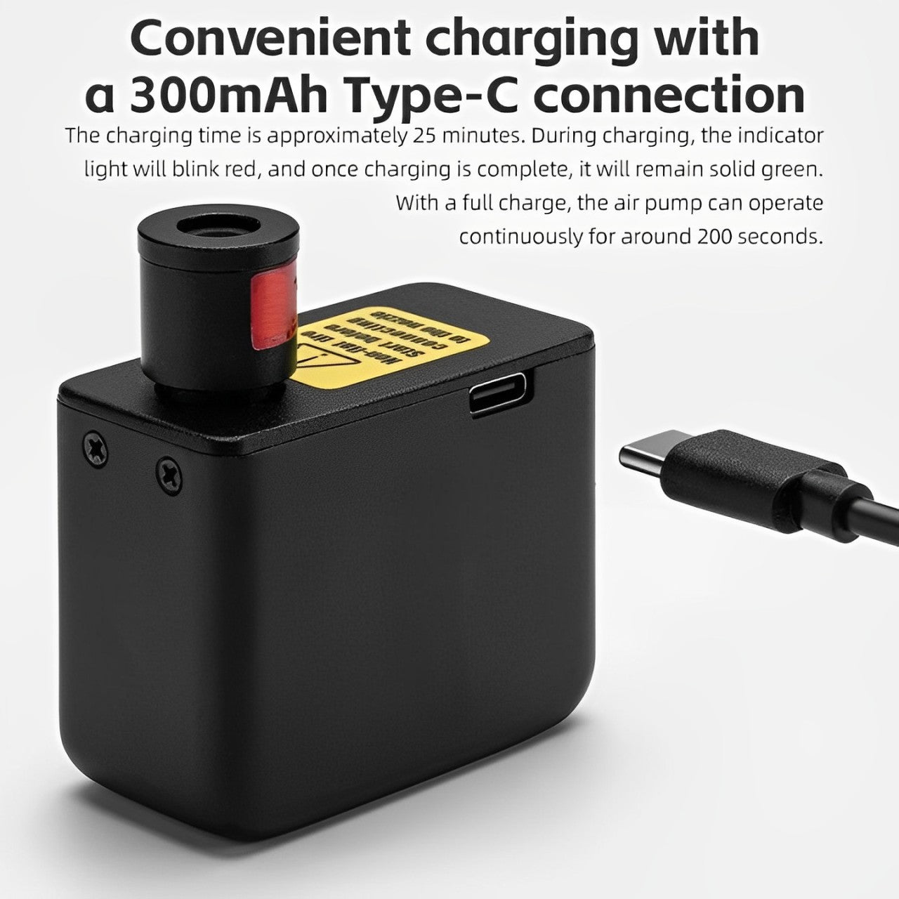 Compact Rechargeable Bike Inflator for Effortless Cycling