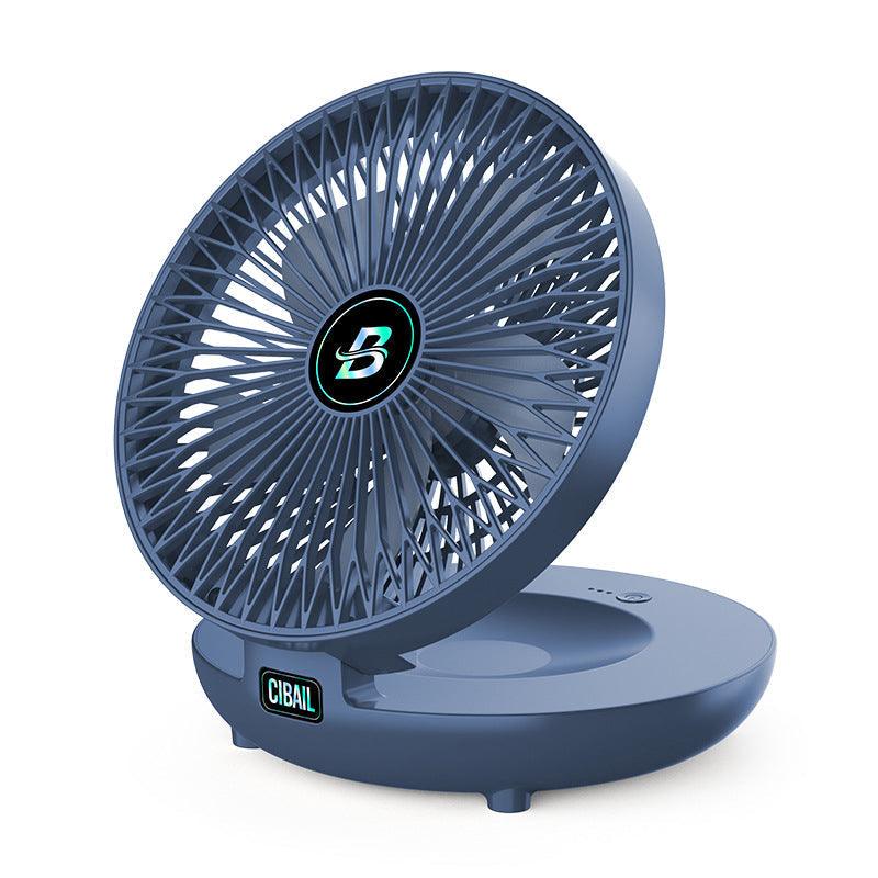 Compact Rechargeable Folding Fan with Adjustable Speed
