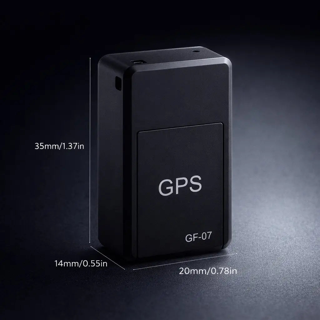 Compact GPS Tracker | Magnetic Car Locator | Real-Time Tracking