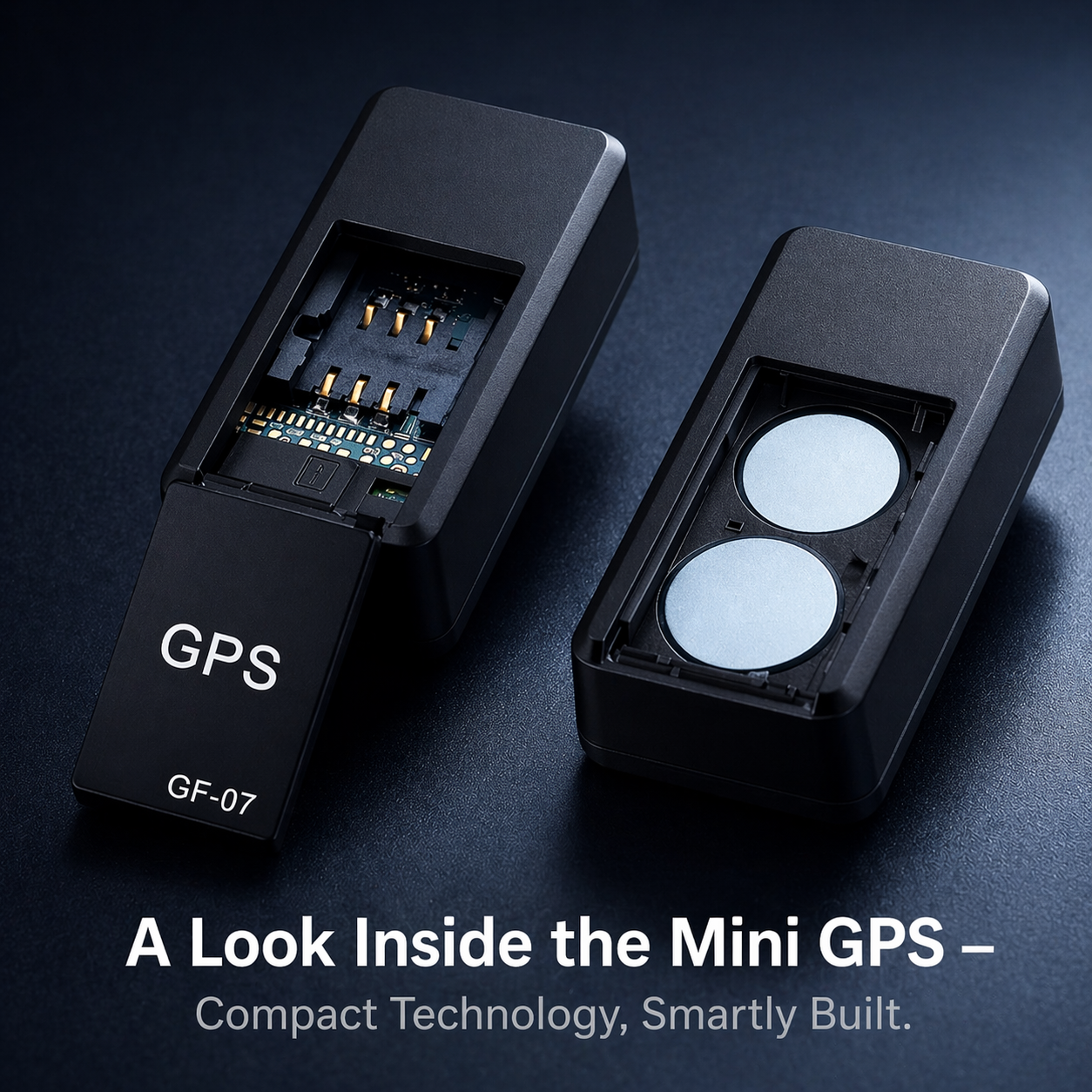 Compact GPS Tracker | Magnetic Car Locator | Real-Time Tracking