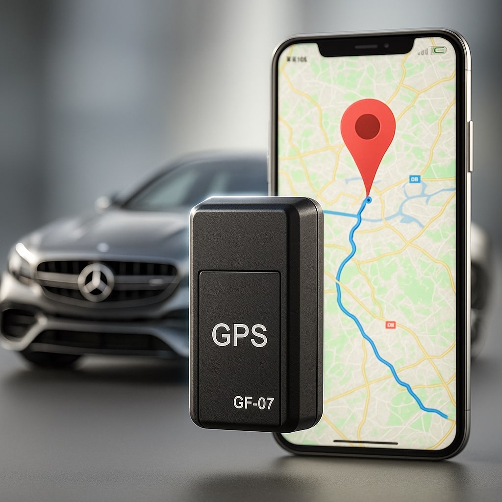 Compact GPS Tracker | Magnetic Car Locator | Real-Time Tracking