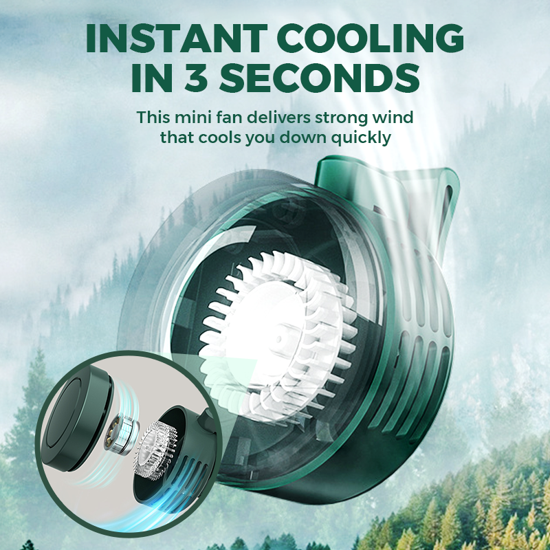 Compact Fan | Instant Cooling | Quiet with Three Speeds