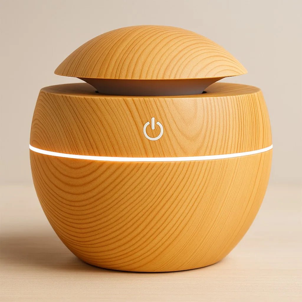 Compact Ultrasonic Humidifier with LED Glow – USB Powered