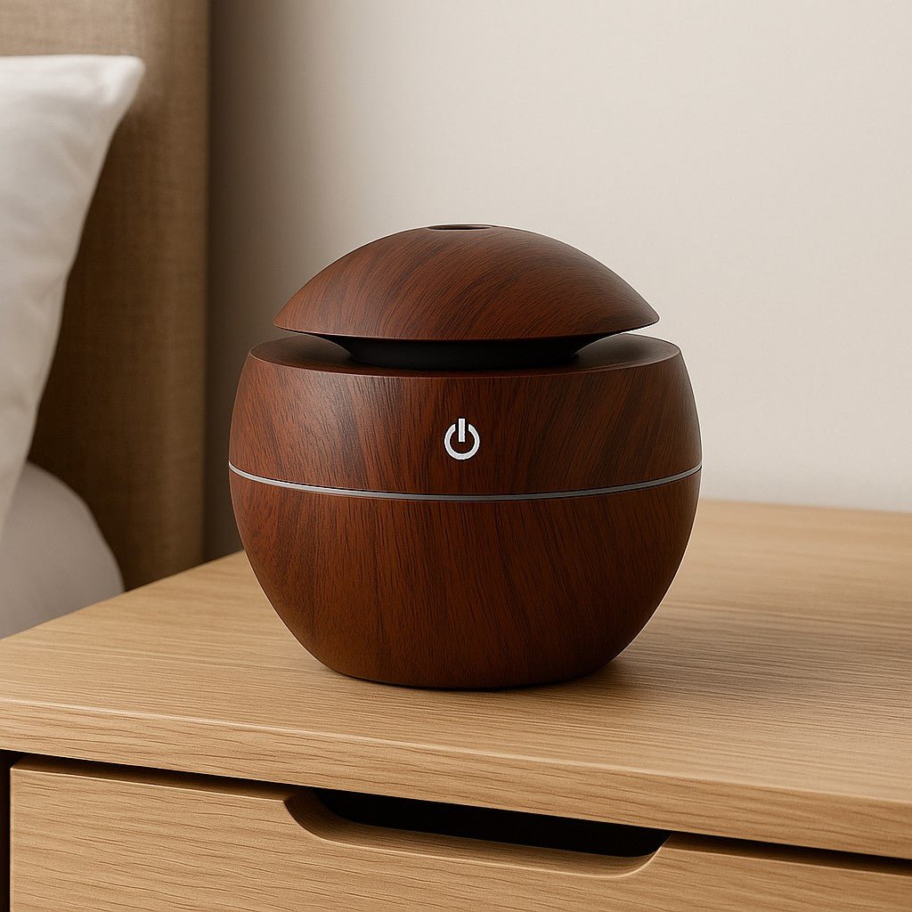 Compact Ultrasonic Humidifier with LED Glow – USB Powered