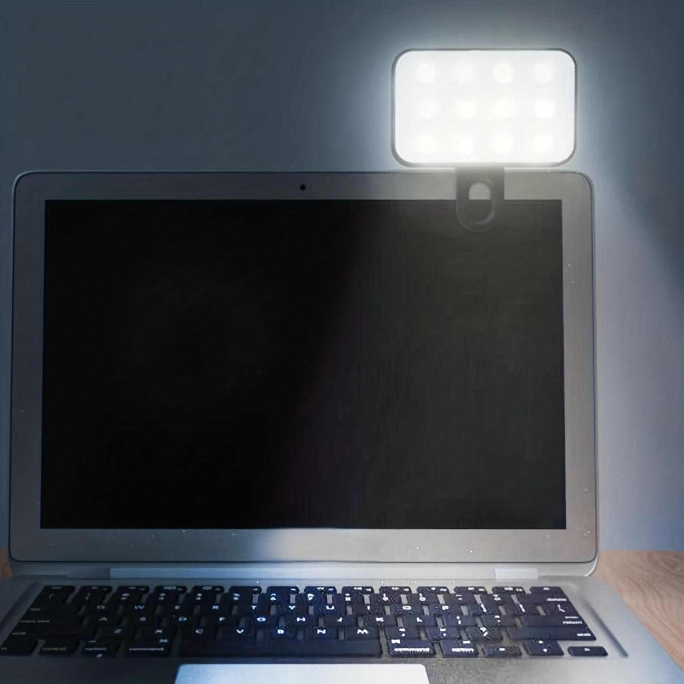 Compact Rechargeable Clip-On Light for Perfect Selfies
