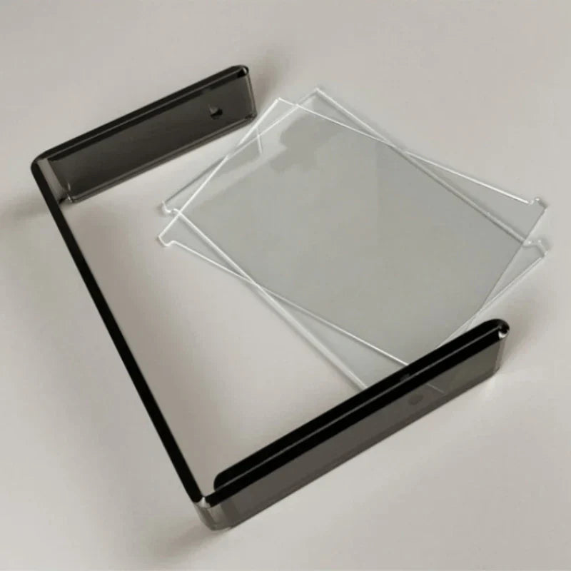 Double-Sided Acrylic Picture Frame with Rotating Base - 6 Inch