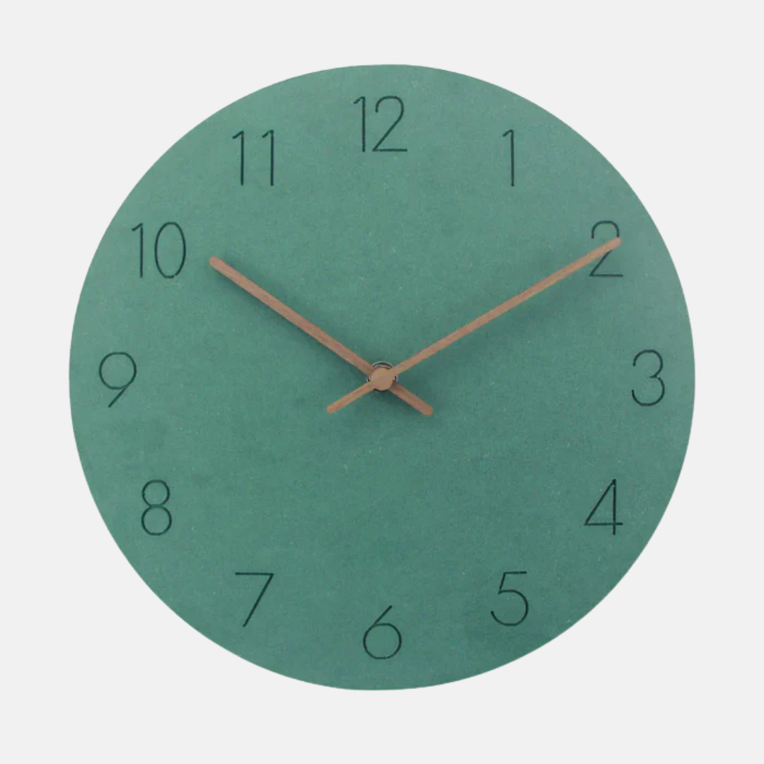 Sleek Modern Wall Clock – Whisper-Quiet Quartz Precision