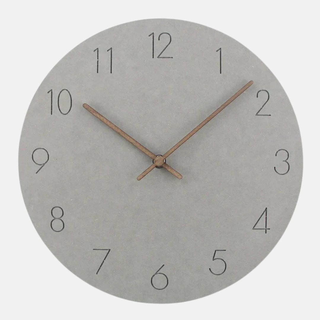 Sleek Modern Wall Clock – Whisper-Quiet Quartz Precision