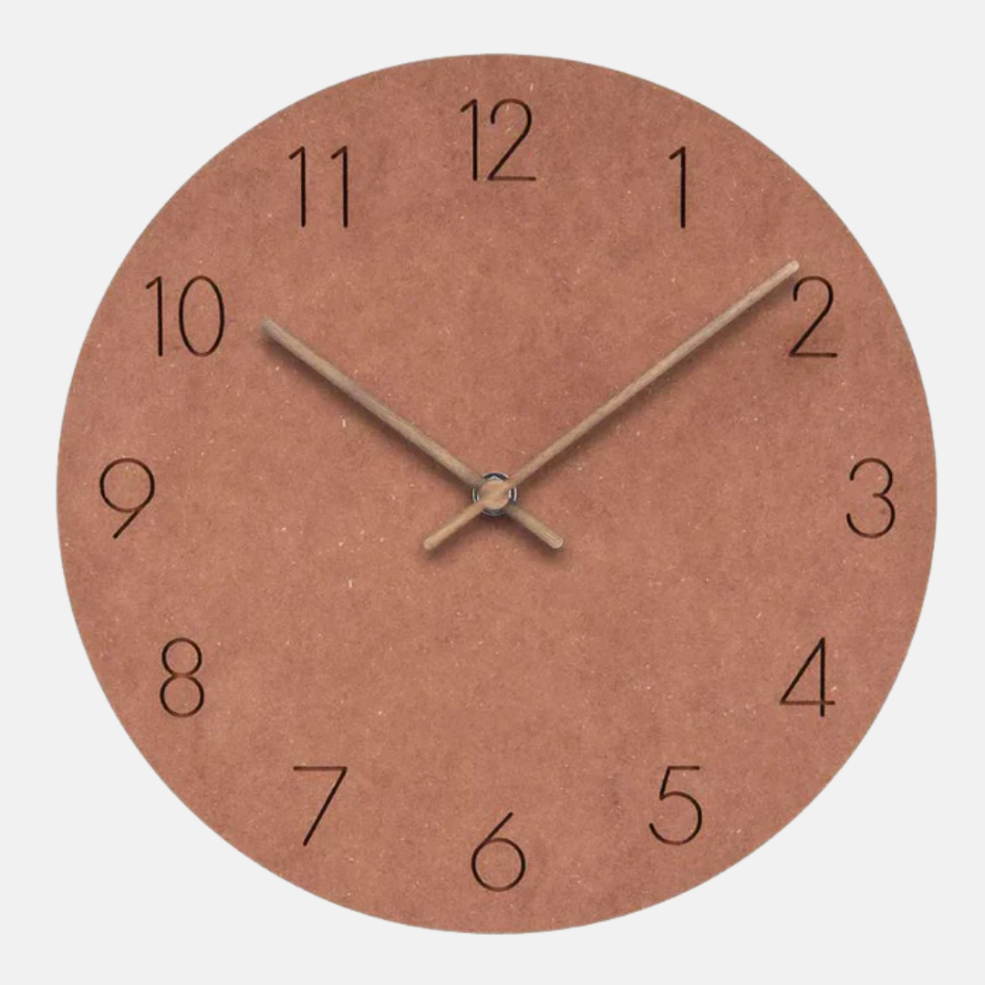 Sleek Modern Wall Clock – Whisper-Quiet Quartz Precision