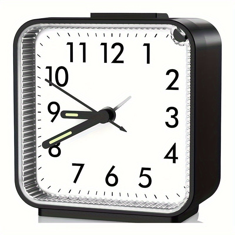 Sleek Quiet Alarm Clock with Clear Display and Soothing Wake-Up Tone