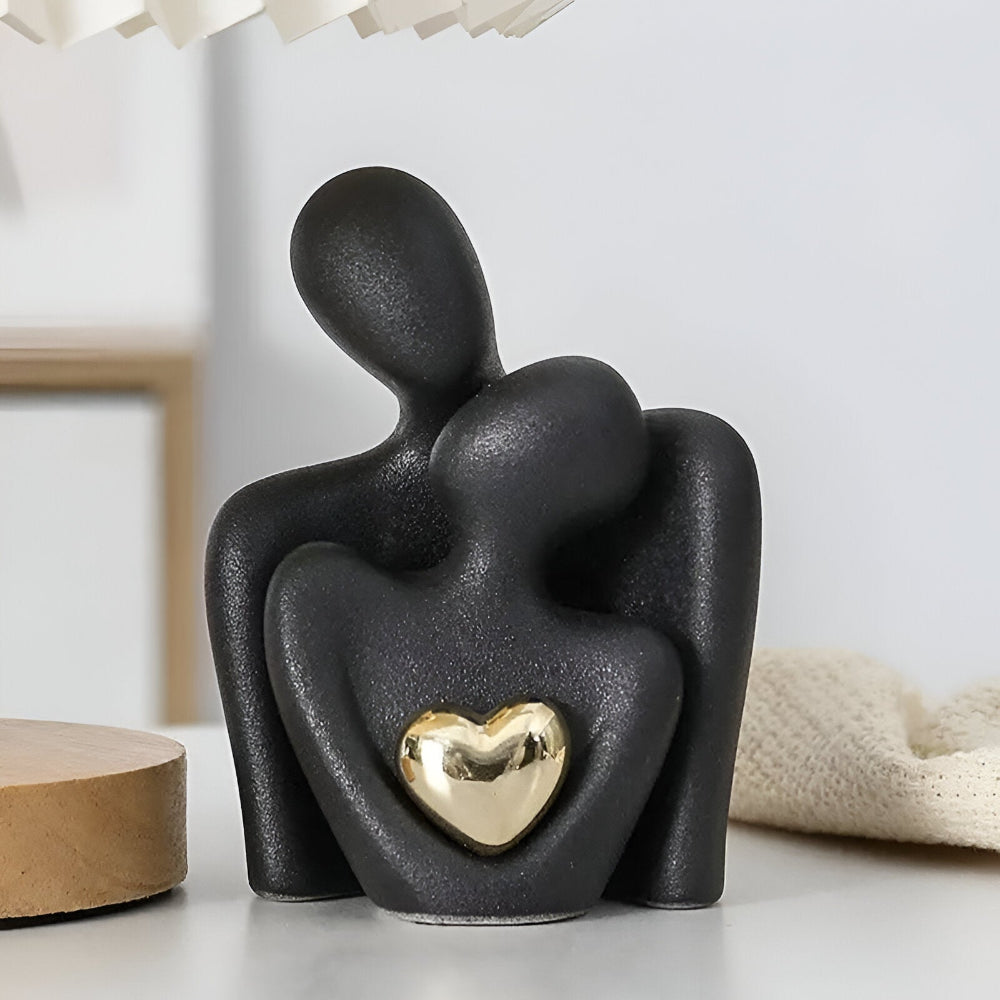Minimalist Couple Figurine | Symbol of Togetherness | Smooth Finish