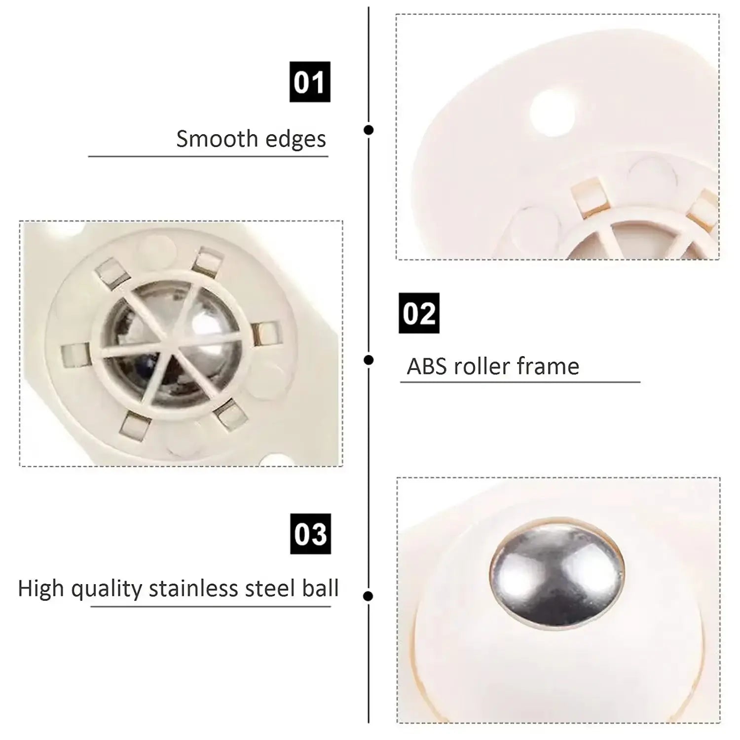 Furniture Gliders | 360 Degree Ball Glides | Floor Protection