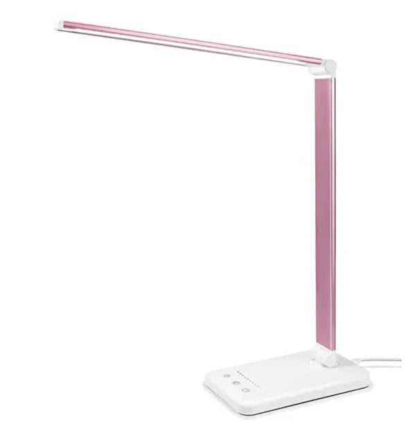 Sleek Adjustable LED Desk Light with USB Charging for Home & Office