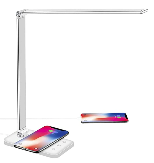 Sleek Adjustable LED Desk Light with USB Charging for Home & Office