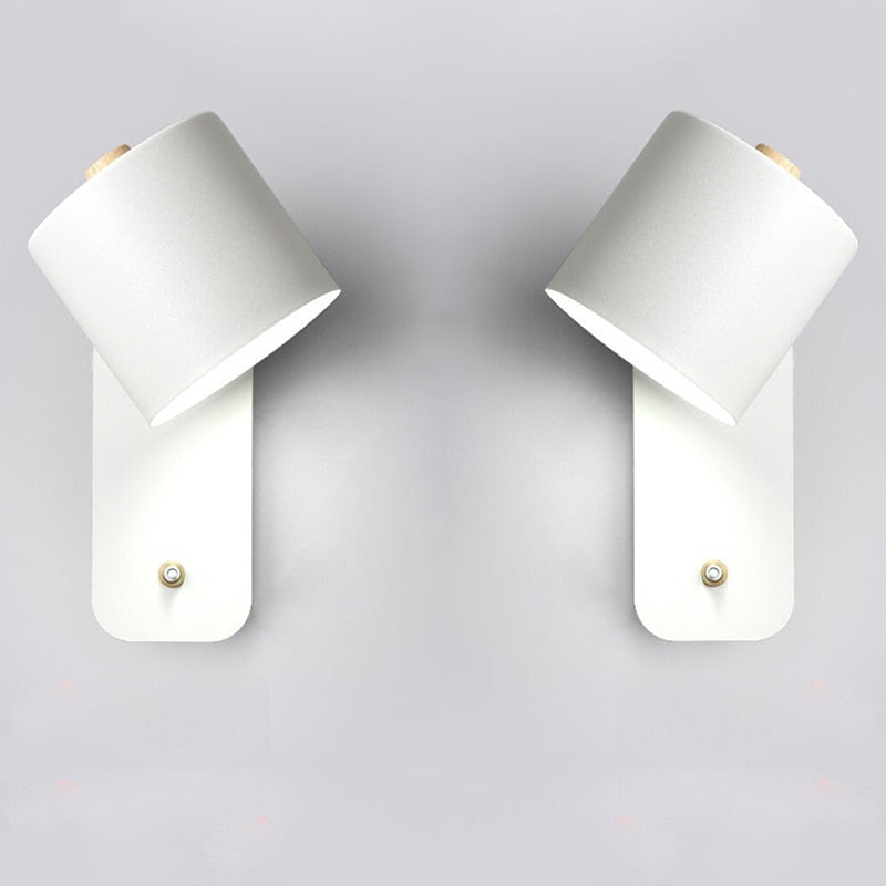 Sleek Indoor LED Sconce with Integrated Switch for Modern Living