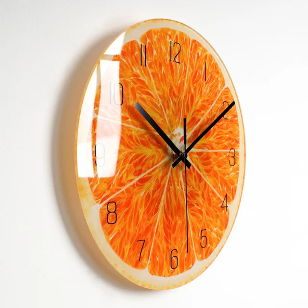 Sleek Oversized Glass Clock for Stylish Home Decor