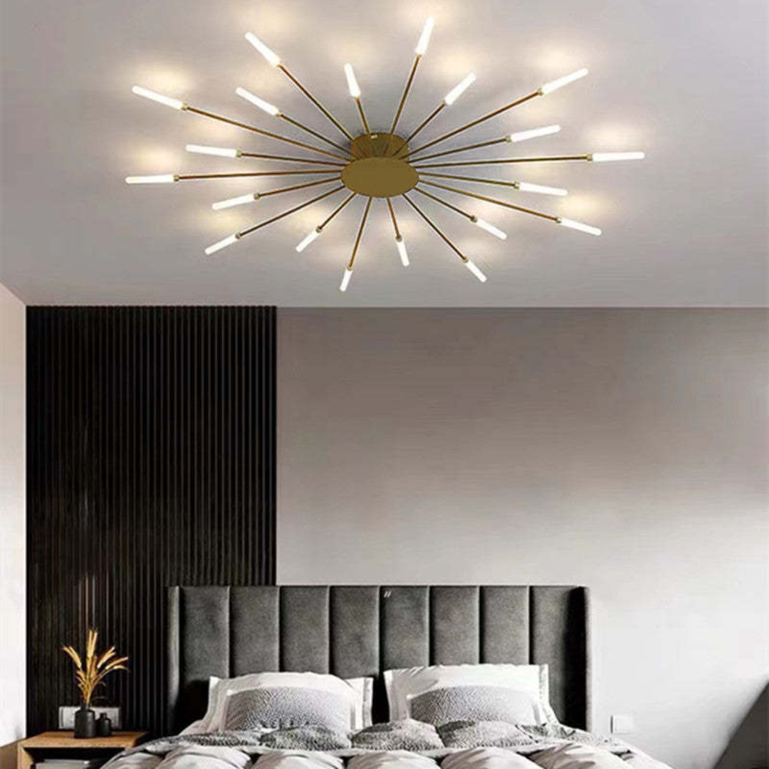 Elegant LED Ceiling Fixture for Spacious Living Areas