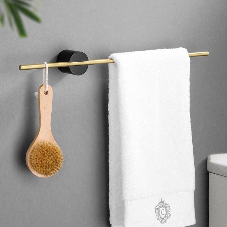 Stylish Wall-Mounted Towel Holder for Modern Bathrooms