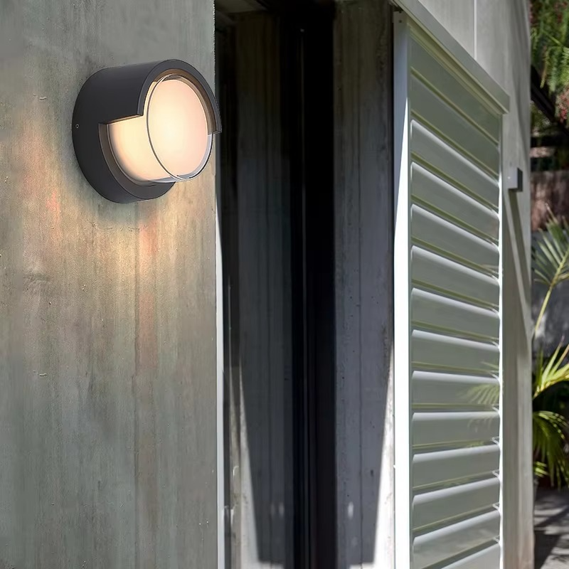 Sleek Outdoor LED Wall Light with Smart Motion Activation