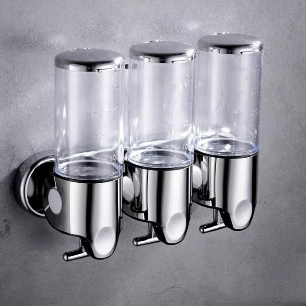 Sleek Wall-Mounted Soap Dispenser for Modern Bathrooms