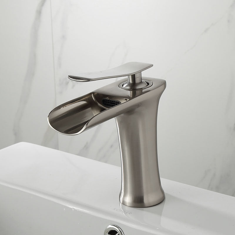 Sleek Waterfall Faucet for a Stylish Bathroom Upgrade