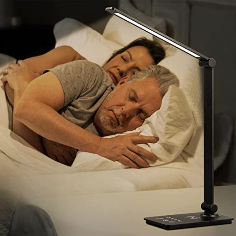 Wireless Desk Lamp with Touch Control, LED and 5 Charging Modes