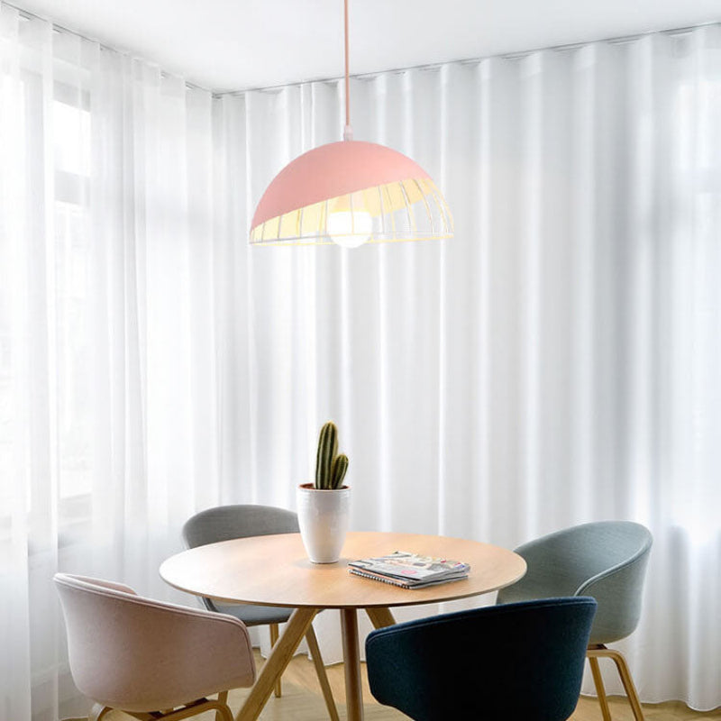 Sleek Adjustable Dome Pendant Lighting for Home & Bistro