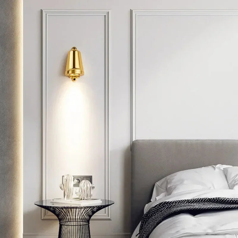 Elegant Aluminum LED Wall Sconce - 5W Bell Design