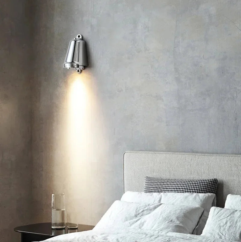Elegant Aluminum LED Wall Sconce - 5W Bell Design
