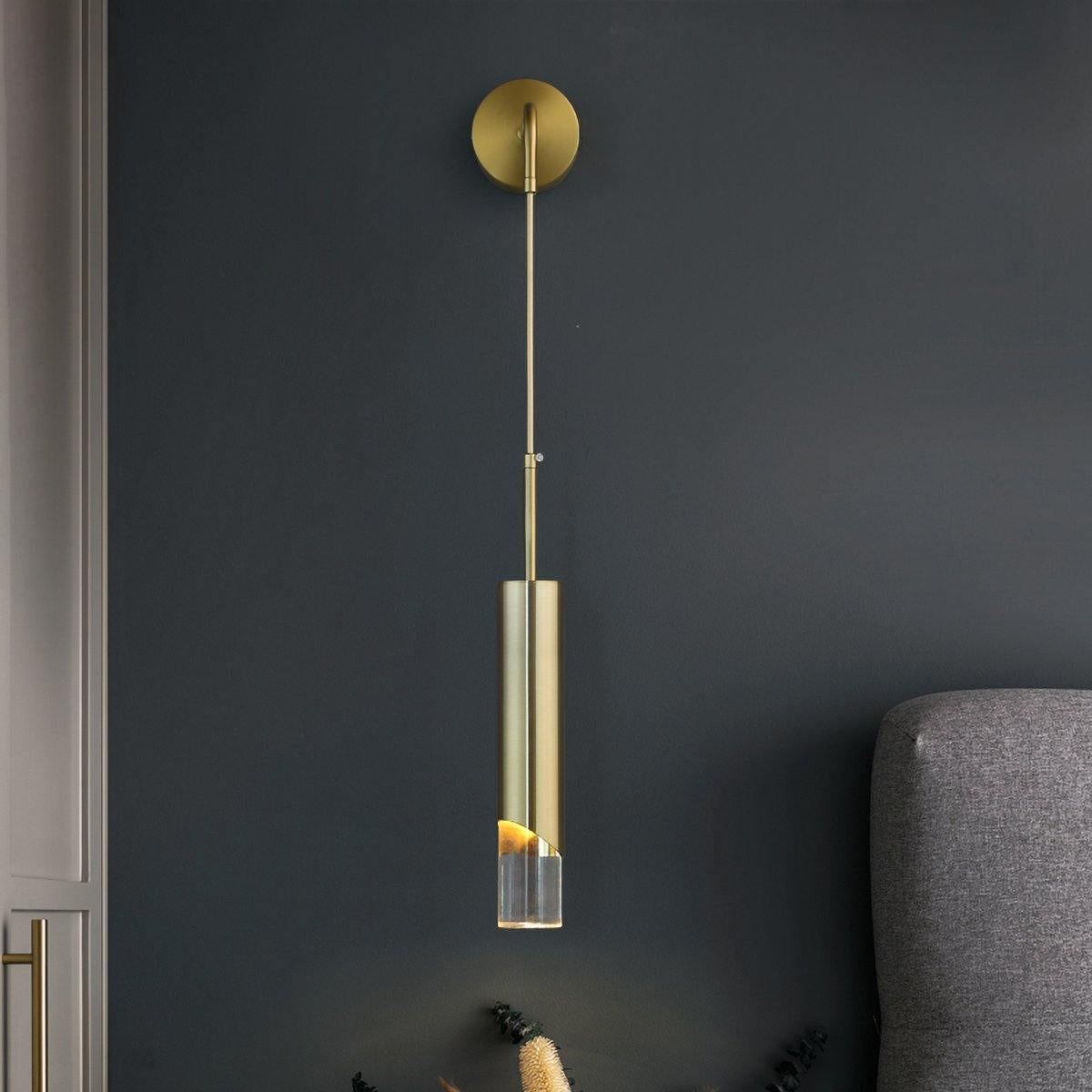 Sleek Aluminum Wall Light with Built-in LED – 20 cm Diameter