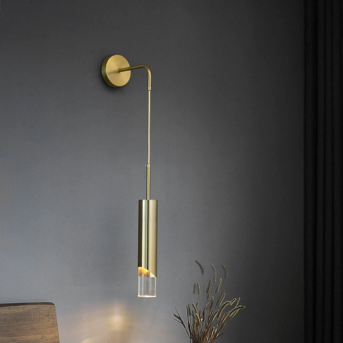 Sleek Aluminum Wall Light with Built-in LED – 20 cm Diameter