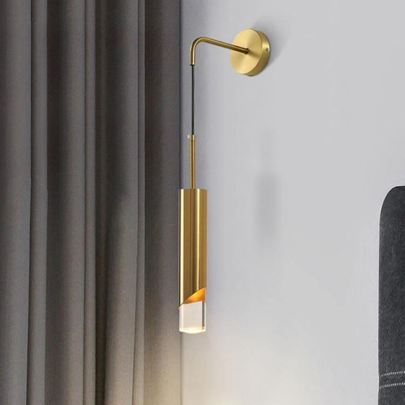 Sleek Aluminum Wall Light with Built-in LED – 20 cm Diameter