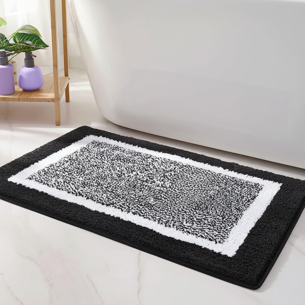 CushionGuard – Non-Slip Microfiber Bath Mat for Enhanced Safety