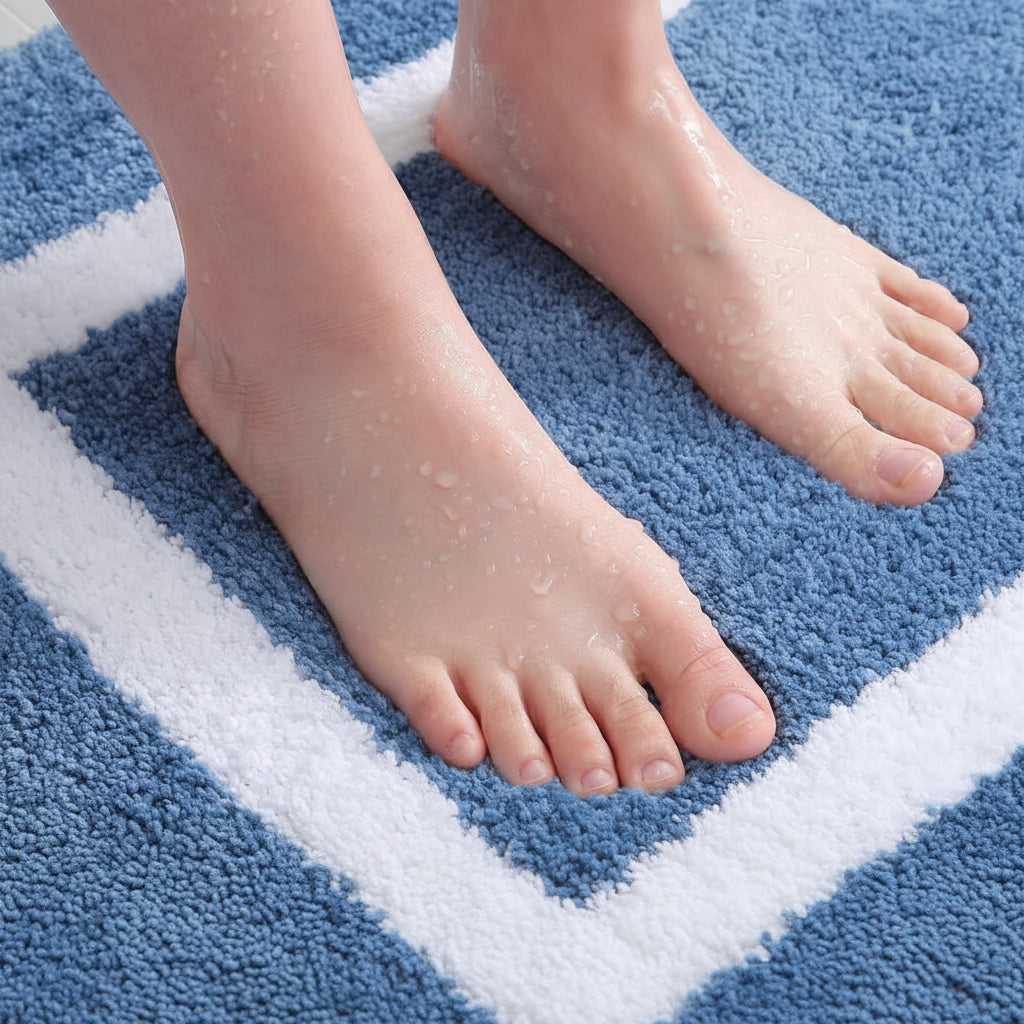 CushionGuard – Non-Slip Microfiber Bath Mat for Enhanced Safety