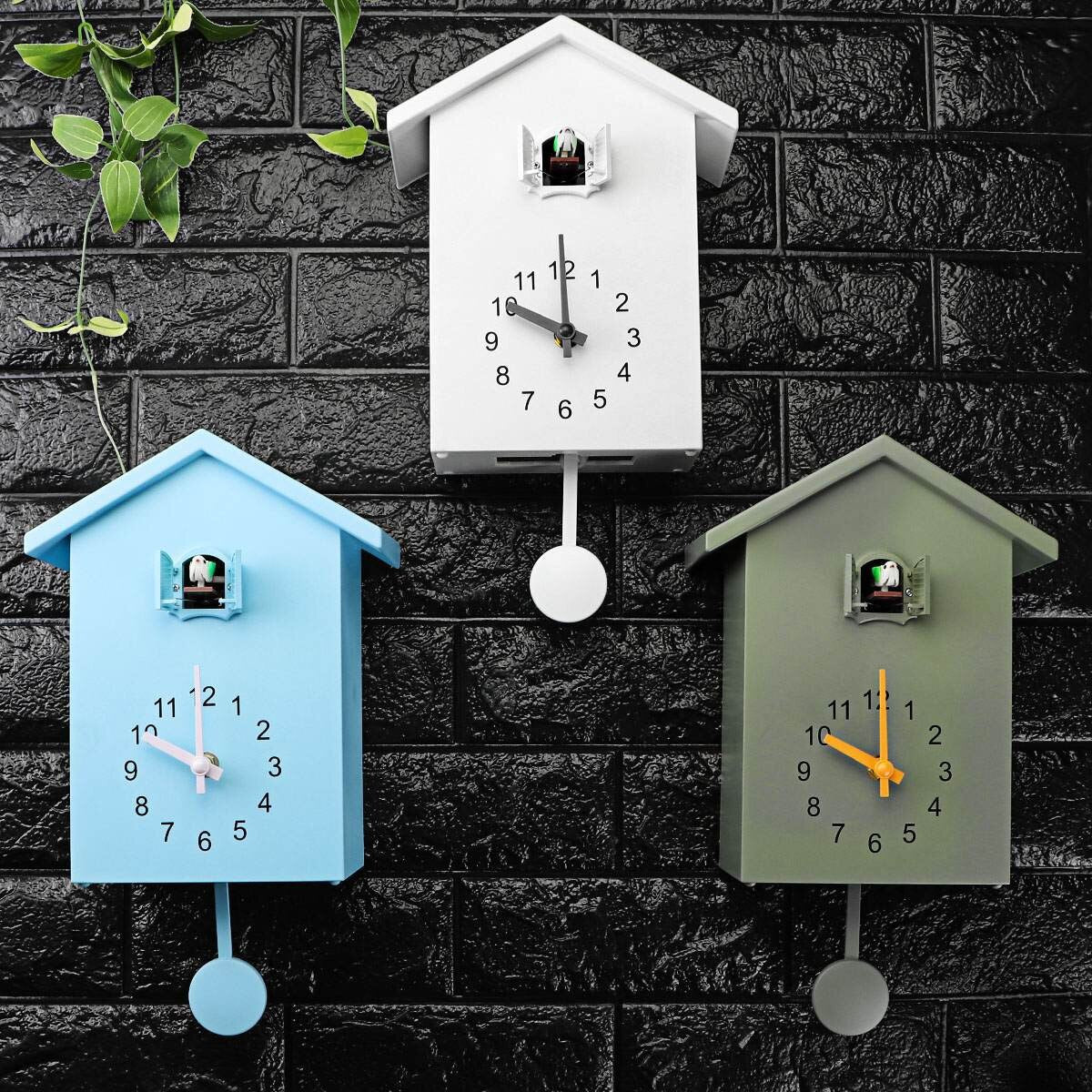 Charming Wall-Mounted Cuckoo Clock with Quartz Precision