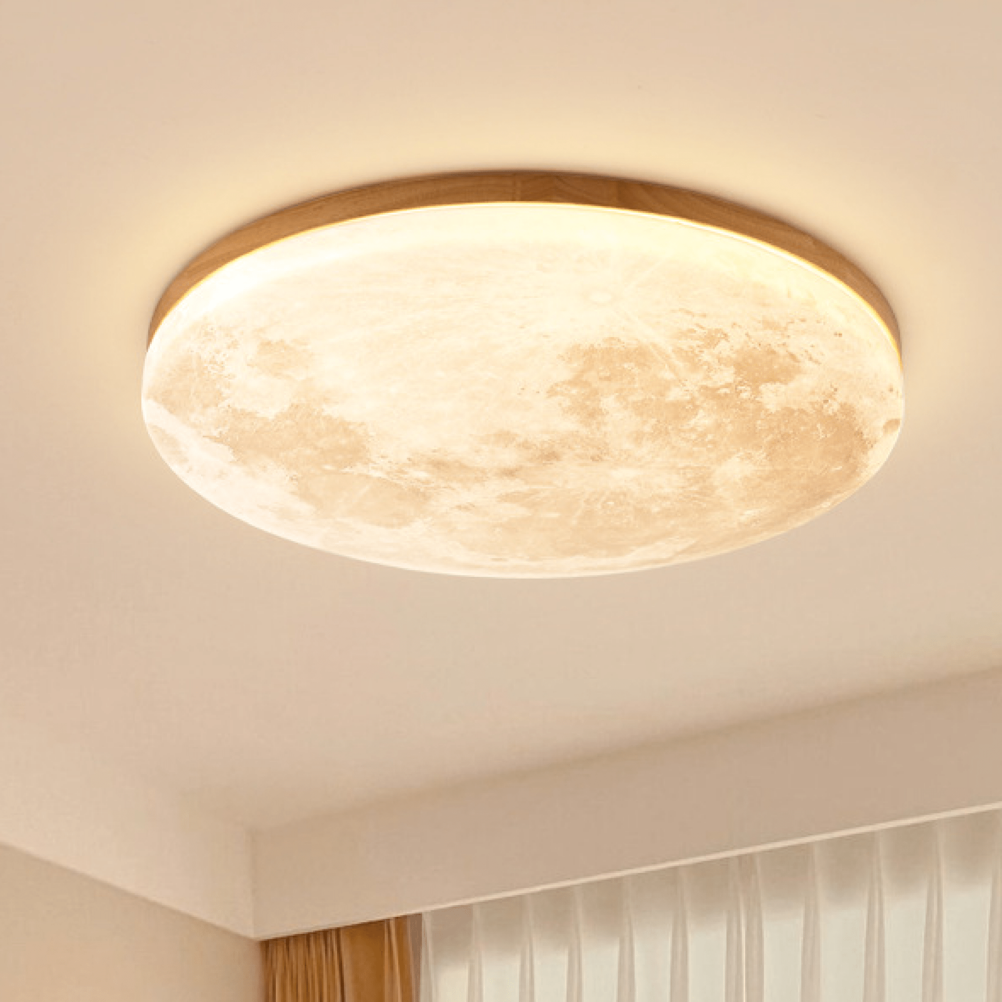 Contemporary Dimmable LED Ceiling Light Fixture with Soft Ambient Illumination