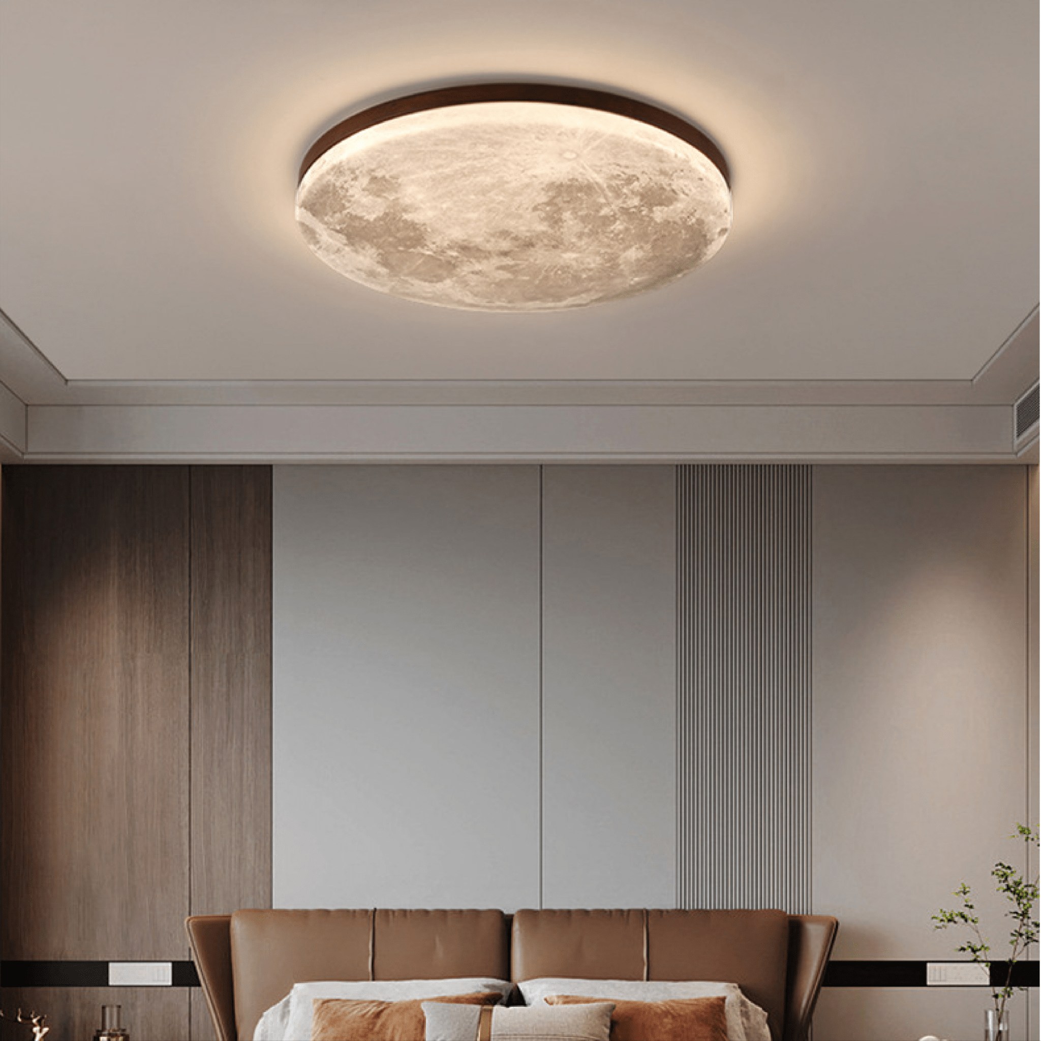 Contemporary Dimmable LED Ceiling Light Fixture with Soft Ambient Illumination