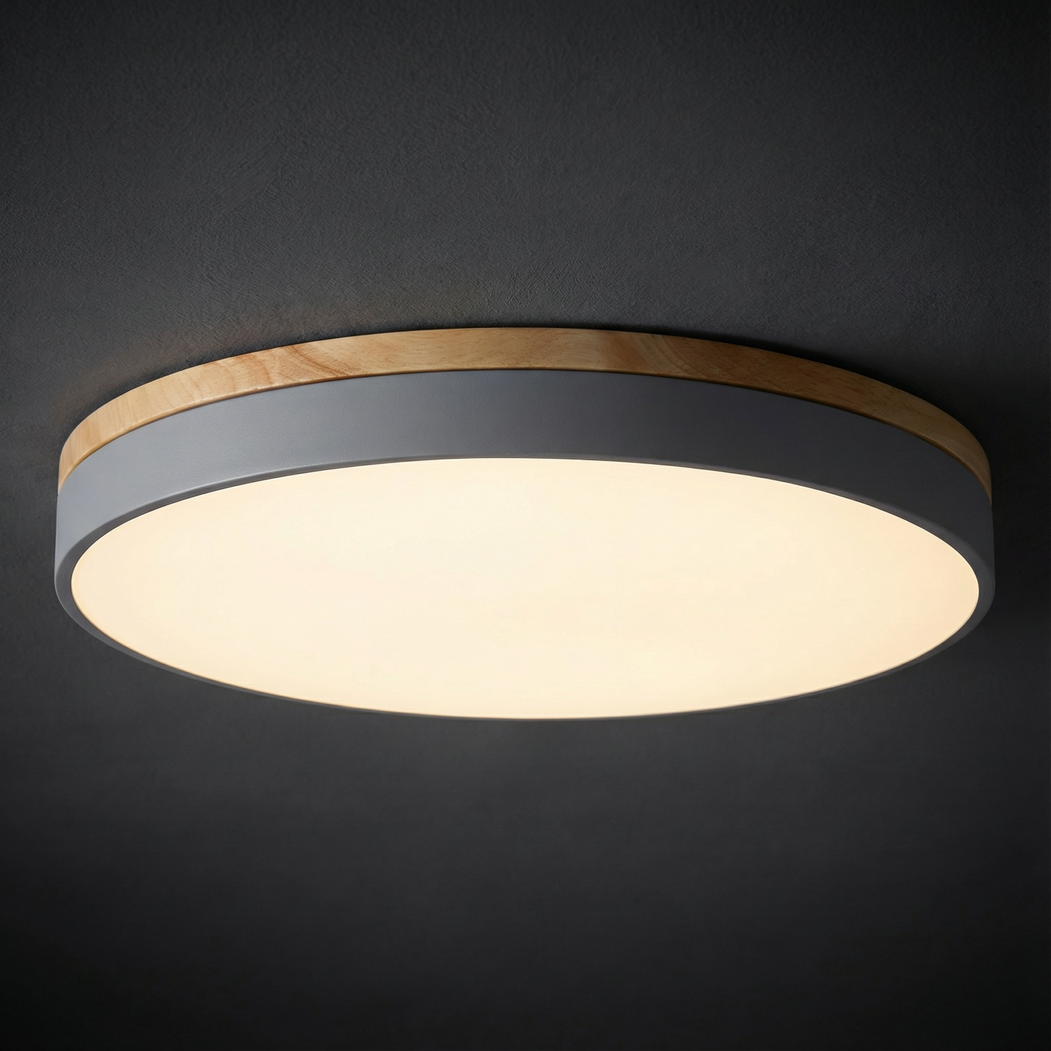 Contemporary Flush Mount LED Ceiling Light Fixture with Dimming Feature