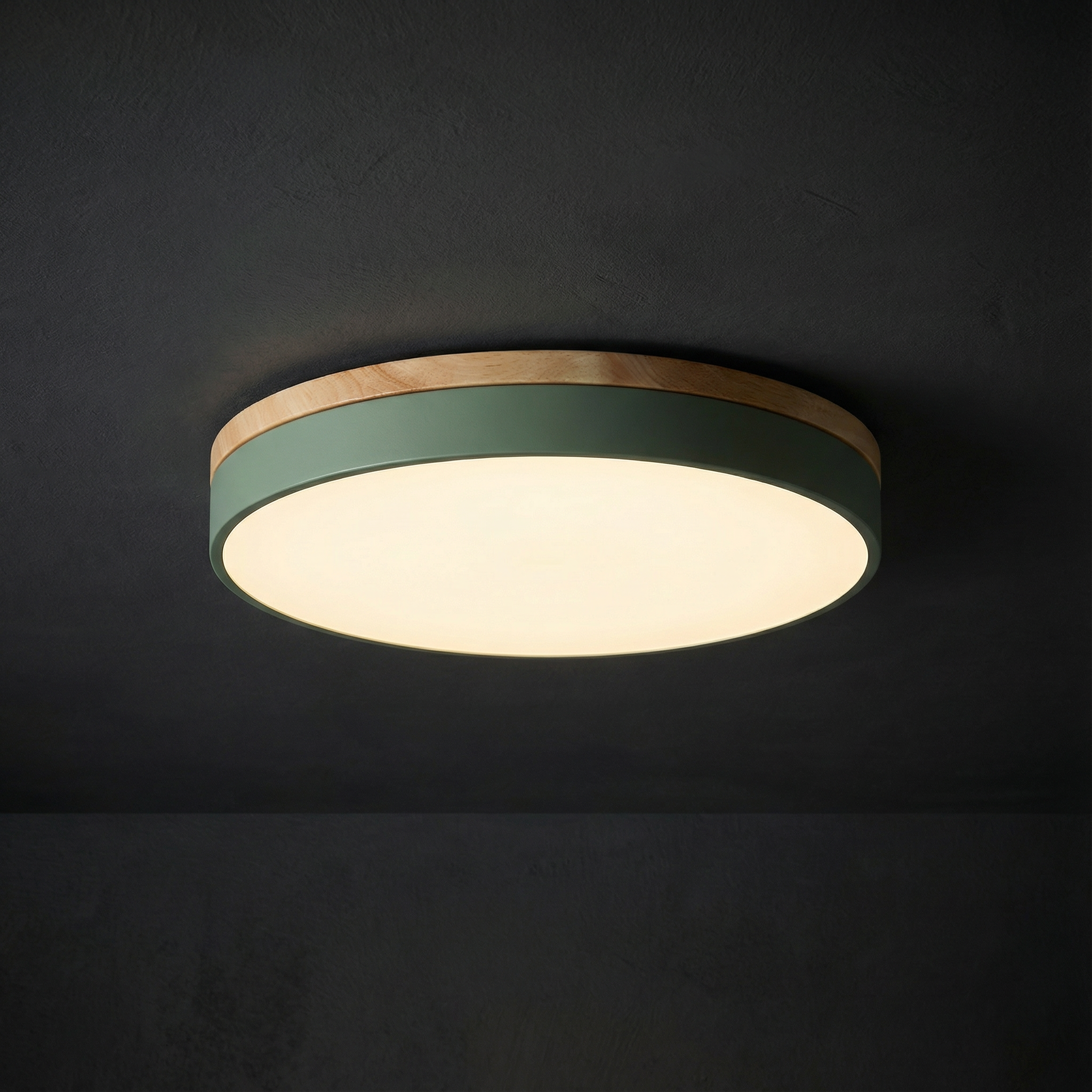 Contemporary Flush Mount LED Ceiling Light Fixture with Dimming Feature